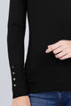 Key Factor V-neck Button Sweater