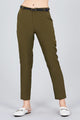 Darling Ambition Woven Slim Belted Pants - Woman Pants For Sale | Saralegui