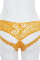 Cut Out Lace Back Hipster Panty - Golden Glow