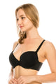 Double Push Up Underwire Bra - Black