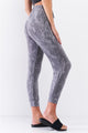 Elasticated Self-tie Drawstring Waistline Track Pants - Grey
