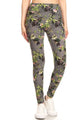 Gardeni Floral Knit Leggings - Printed Leggings For Sale | Saralegui