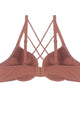 Plunge Cage Front Bra - Cedar Wood