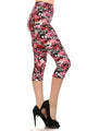 Print Capri Leggings - Multi