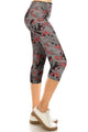 Print Capri Leggings - Multi