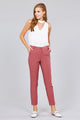 Seam Side Pocket Classic Pants - Desert Pink