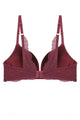 Solid Lace Demi Bra - Heather Rose