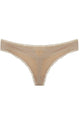 Super Soft Microfiber Thong Panty - Beige