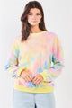 Sweet Tie-dye Oversized Sweatshirt - Ladies Sweaters | Saralegui