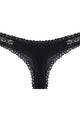 Velvet And Lace Thong Panty - Dress Blues - Panties