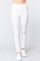 Waist Band Long Ponte Pants - Off White