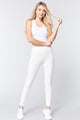 Waist Band Long Ponte Pants - Off White