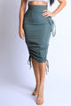 Windbreaker Skirt - Olive
